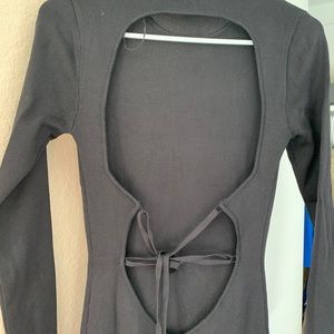 Zara Black Midi Dress